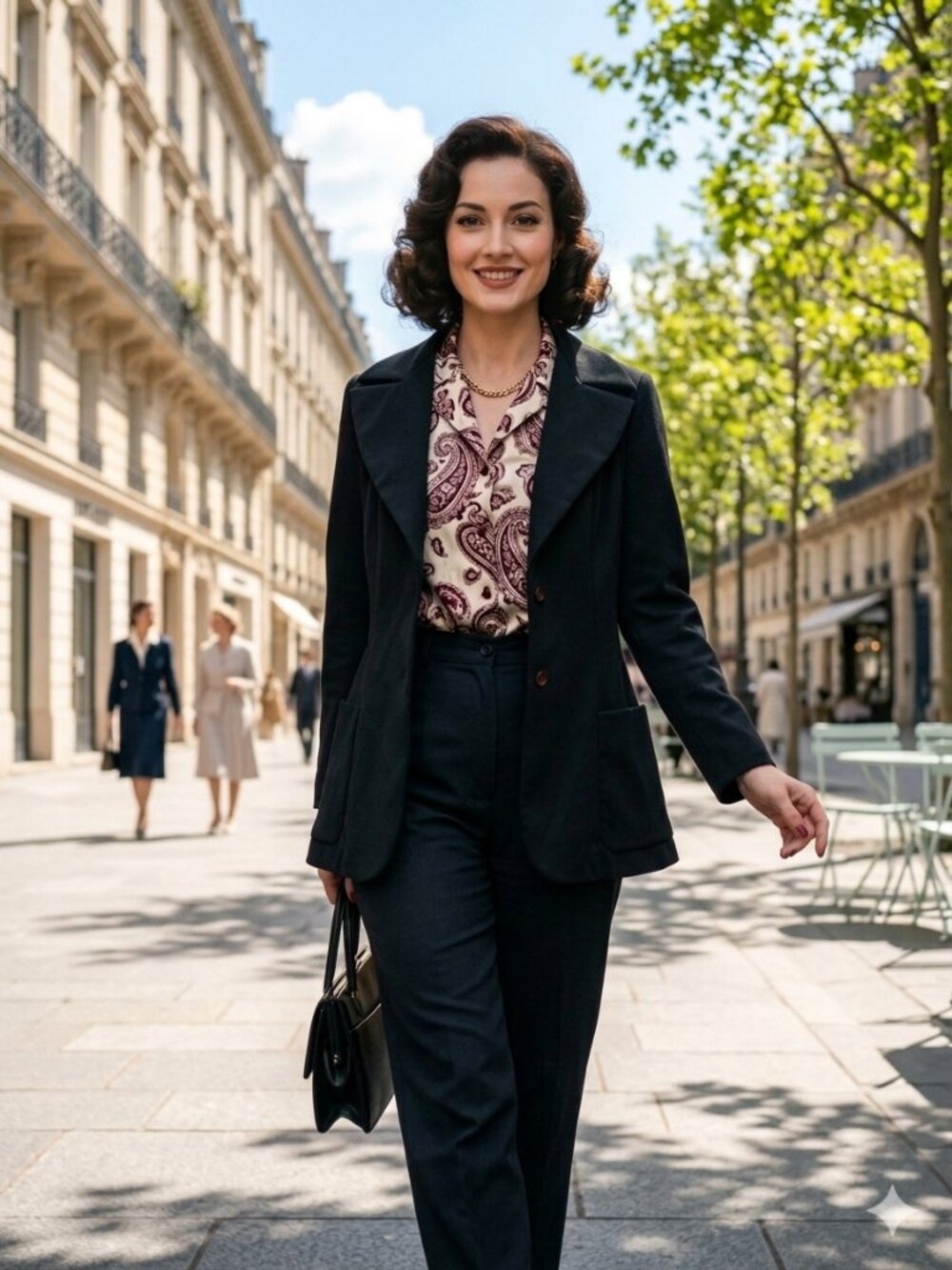 SEARS Vintage Women's Black Blazer Jacket